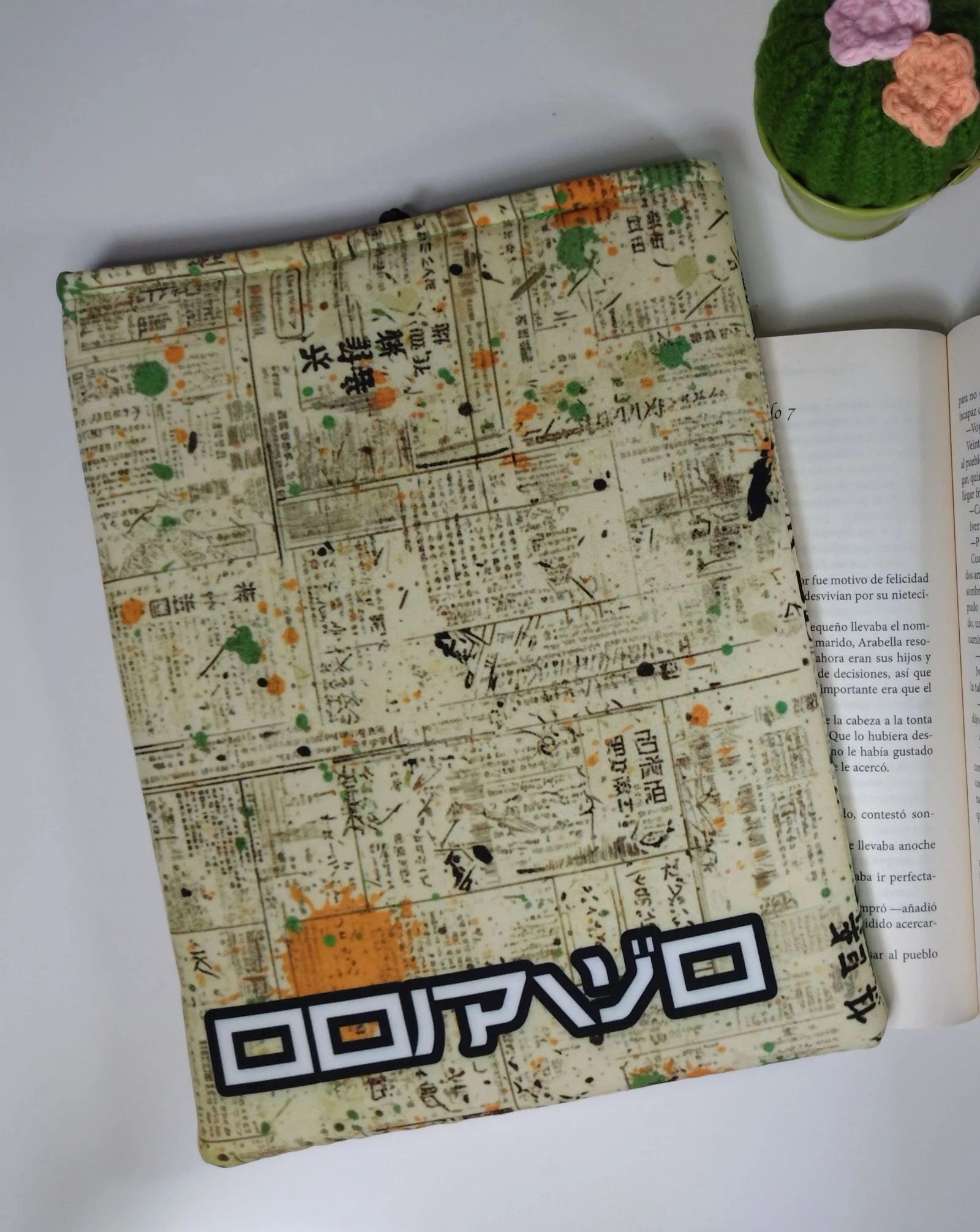 Hoes voor boeken of tablets - Zoro - One Piece - Handgemaakt – photo 2